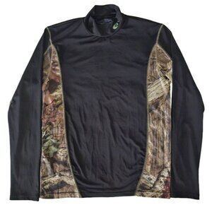 Break Up Infinity Men's Black Mossy Oak Performance Field Tee Sz Medium (38-40)